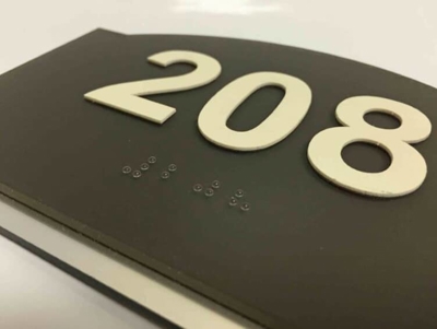 ADA - Braille signs Photo
